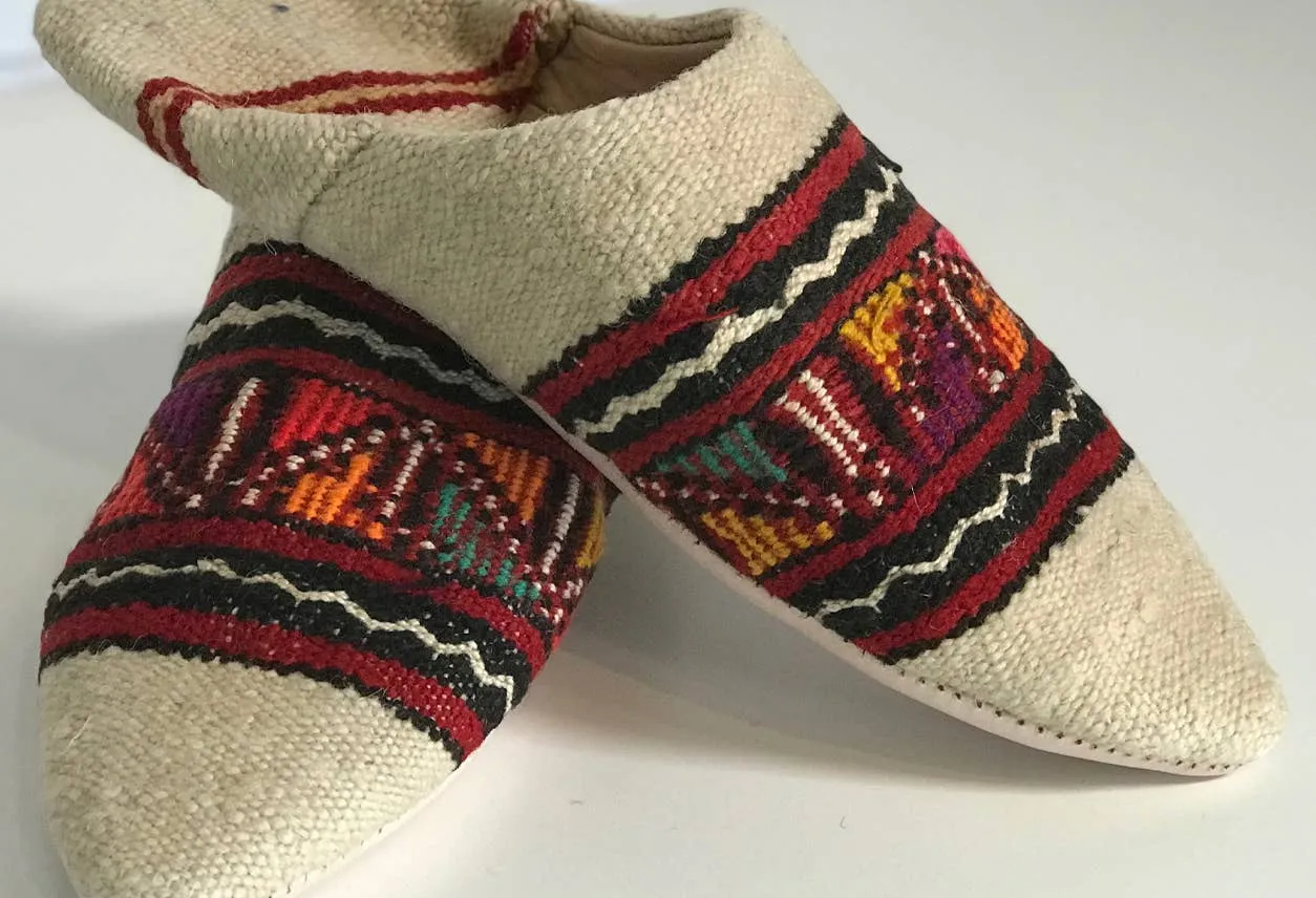 Verve Culture - Moroccan Kilim Slippers