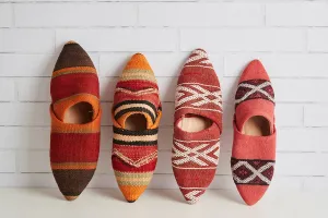 Verve Culture - Moroccan Kilim Slippers