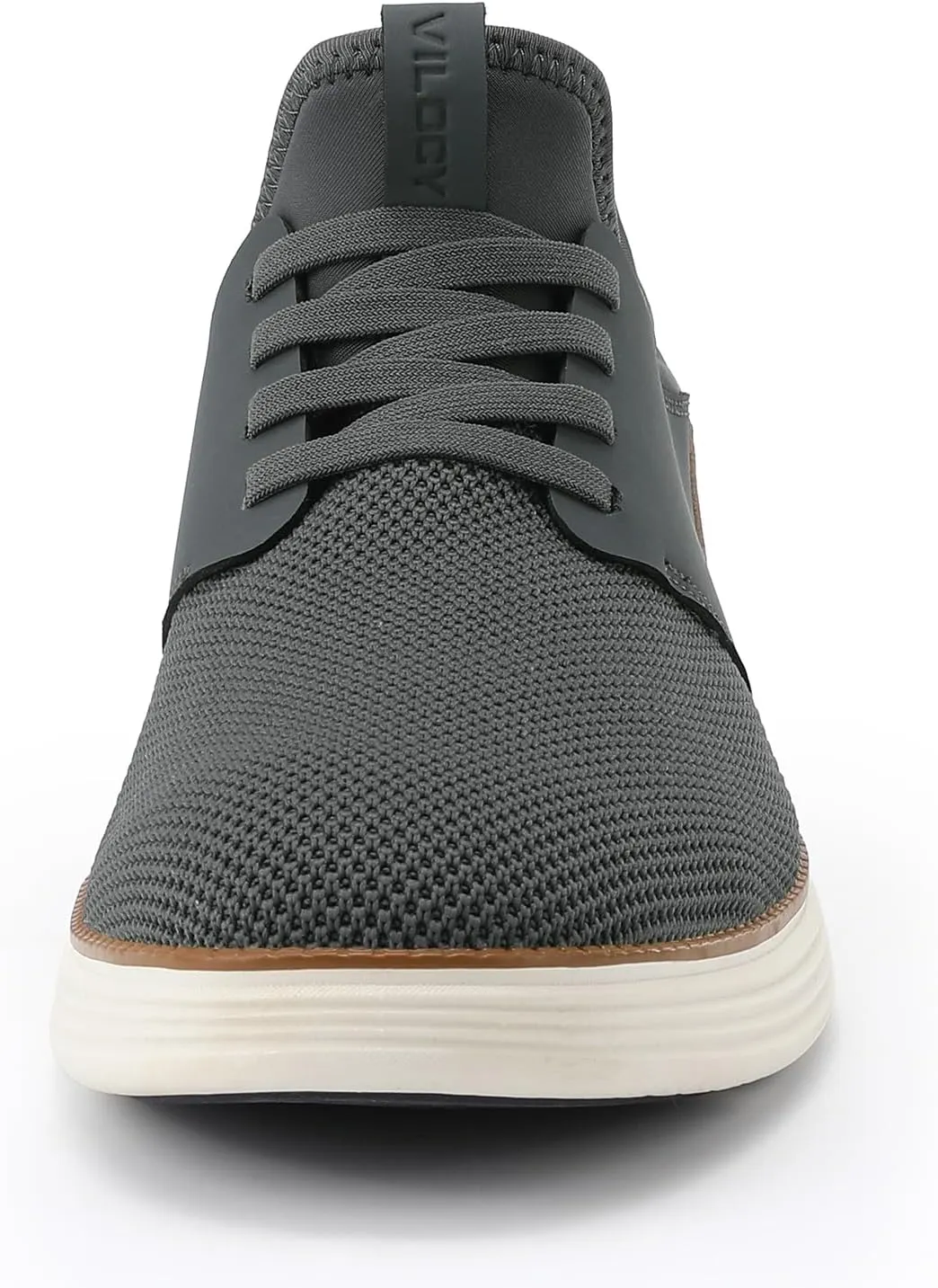 VILOCY Mens Slip On Casual Dress Shoes Hands Free Fashion Sneakers Mesh Tennis Walking Work Shoes Comfortable Breathable Lightweight Non Slip