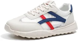 Vintage Sneakers Women's Fashion Sneakers Breathable Mesh Shoes Deflorence Vintage Casual Sneakers Lightweight Non-Slip Walking Shoes for Tennis Gym Workout Shopping Shoes