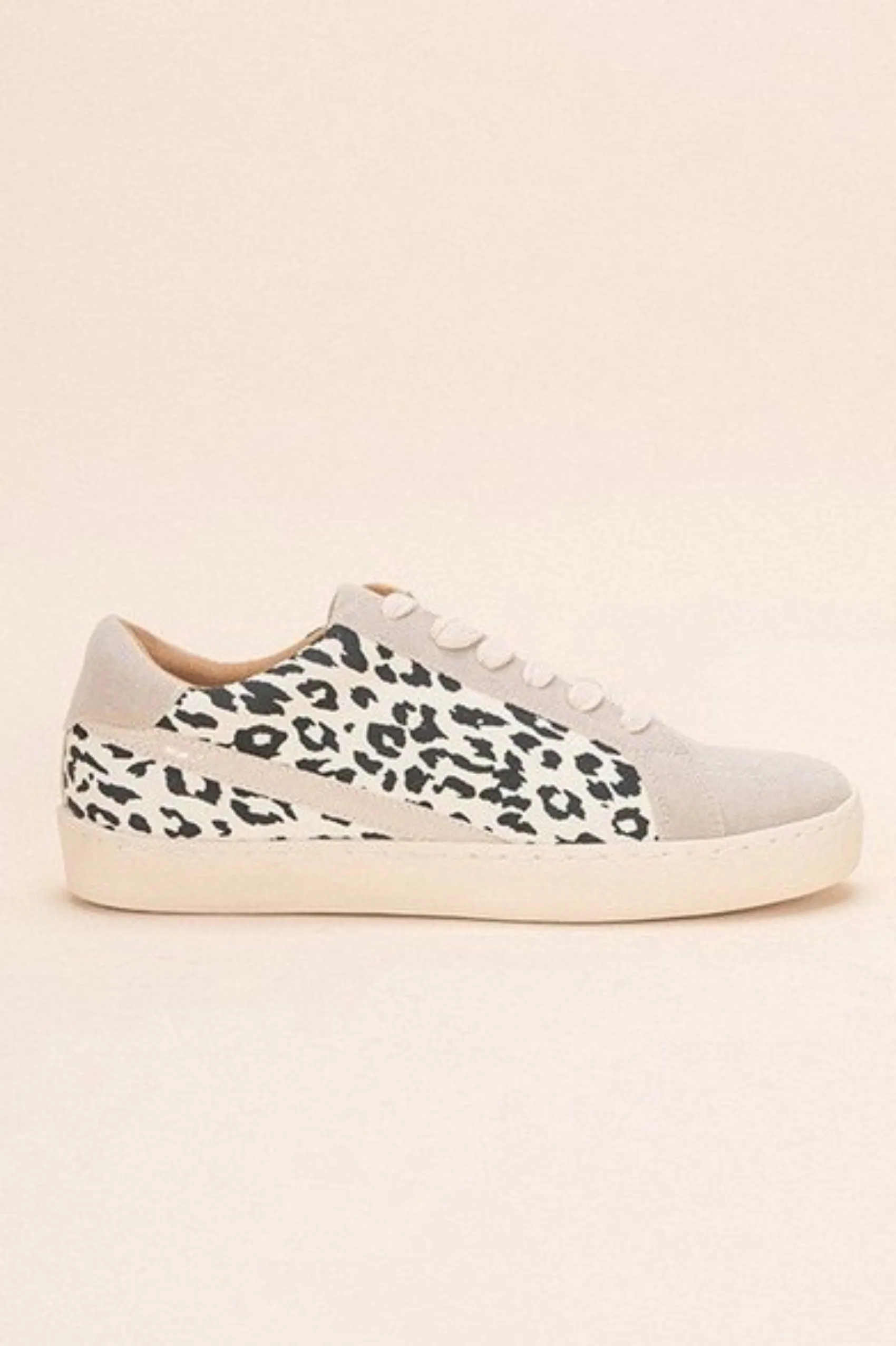 Walk This Way Beige Sneakers