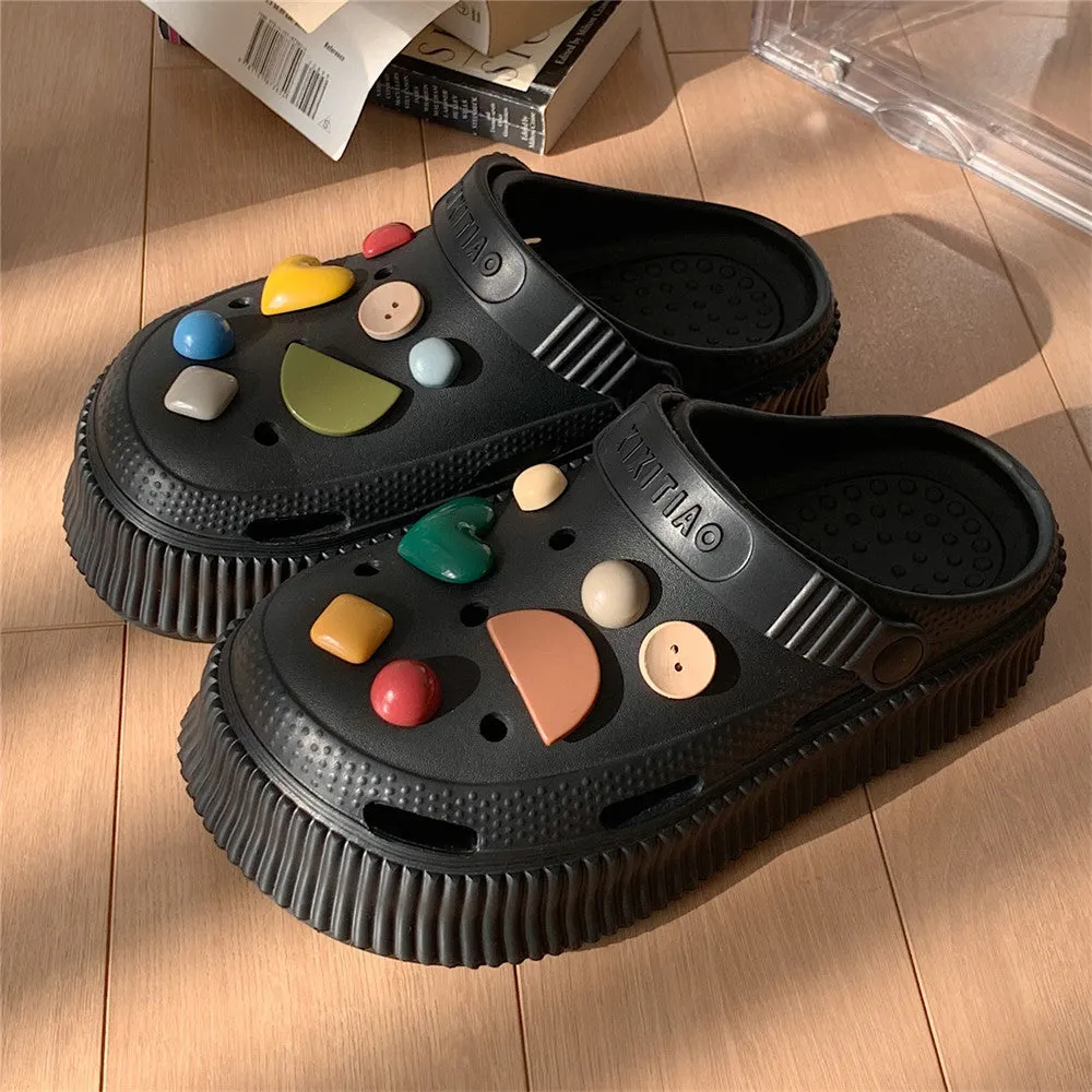 Wholesale EVA Soft Platform Hole Shoes