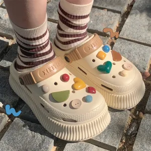 Wholesale EVA Soft Platform Hole Shoes