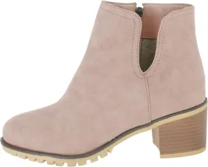 Womens Booties Ankle Round Toe Booties for Women Short Black Boots Ankle Bootie for Women Low Heel Keep Warm Flat Bottom Closed Pointed Toe Low Block Heel Zip Up