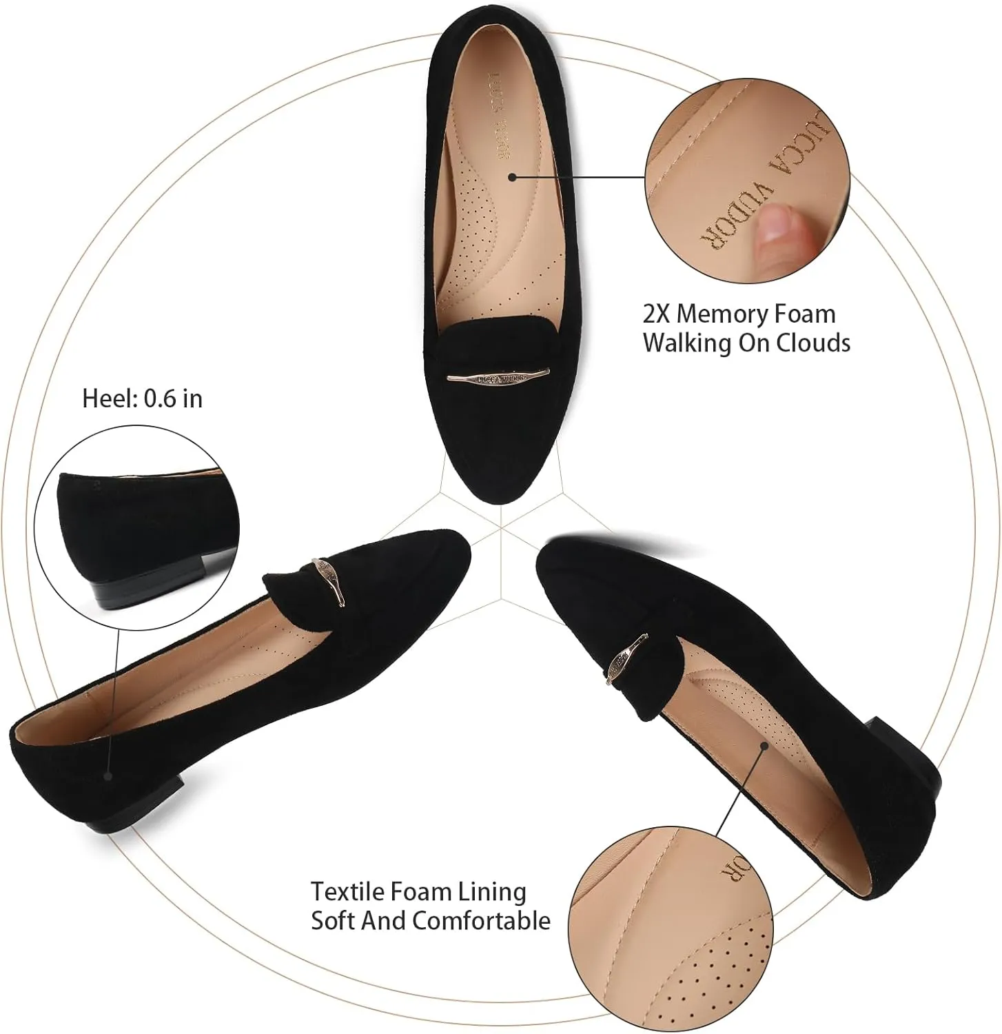 Women's Classic Ballet Flats Casual Comfort Slip On Flats ShoesComfortable Slip OnBallet ShoesSlip On CasualFlat Shoesfor Walking,Home, Daily Driving, Dressy for Women's