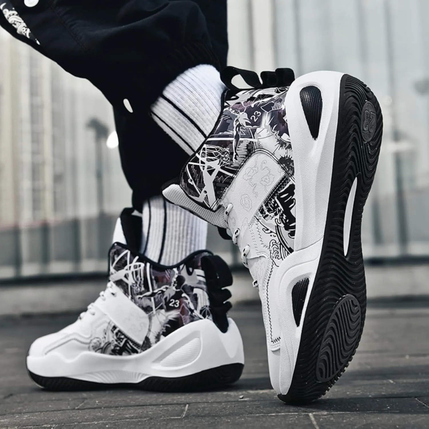 Womens Multicolor Breathable Mesh Lace Up Basketball Shoes Fashion High Top Non-Slip Running Sneakers Casual Athletic Tennis Walking Shoes
