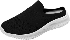 Women's Orthopedic Clogs with Air Cushion Support to Reduce Back and Knee Pressure Mesh Shoes Slip-On Slippers