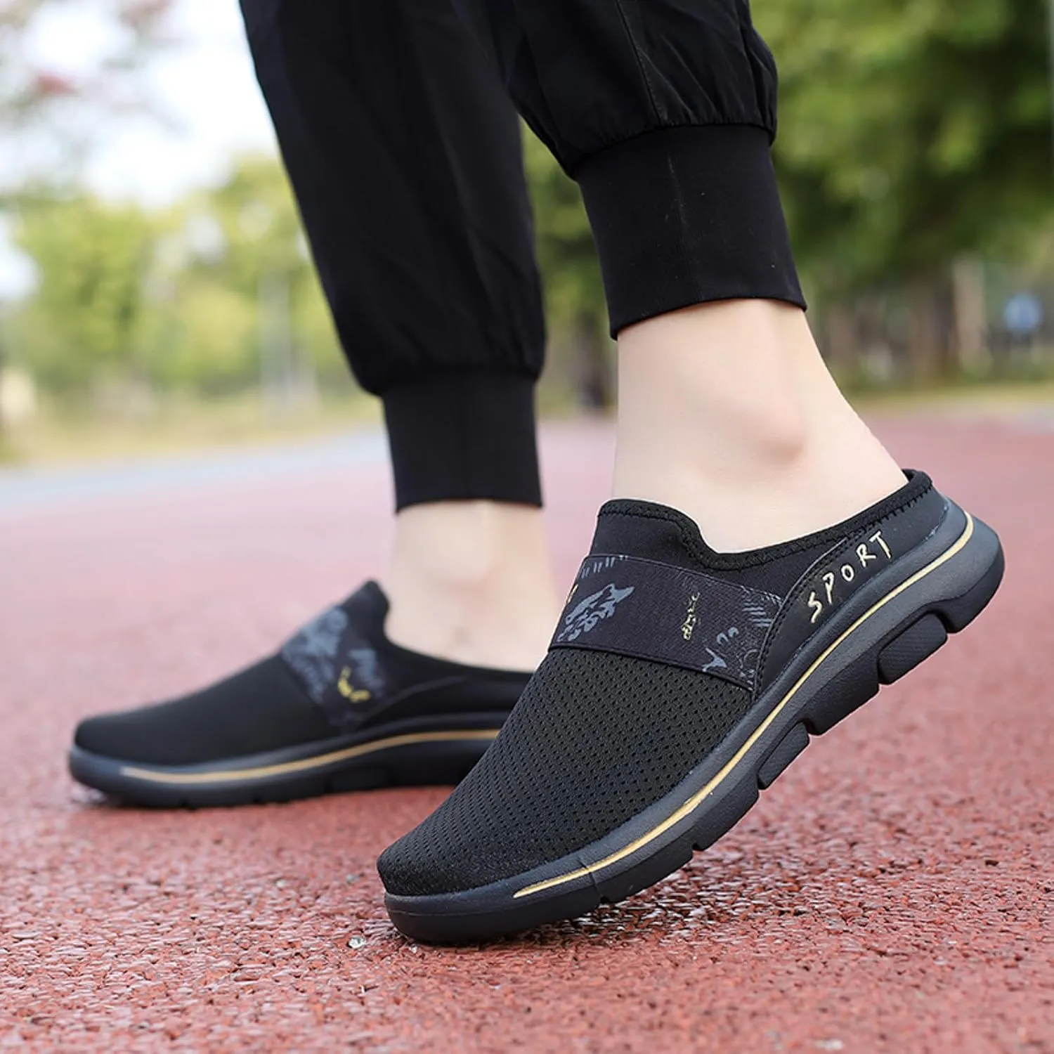 Women's Slip on Walking Shoes Non Slip Memory Foam Arch Support Running Shoes Breathable Mesh Sports Workout Tennis Shoes Lightweight Sneakers Indoor Outdoor