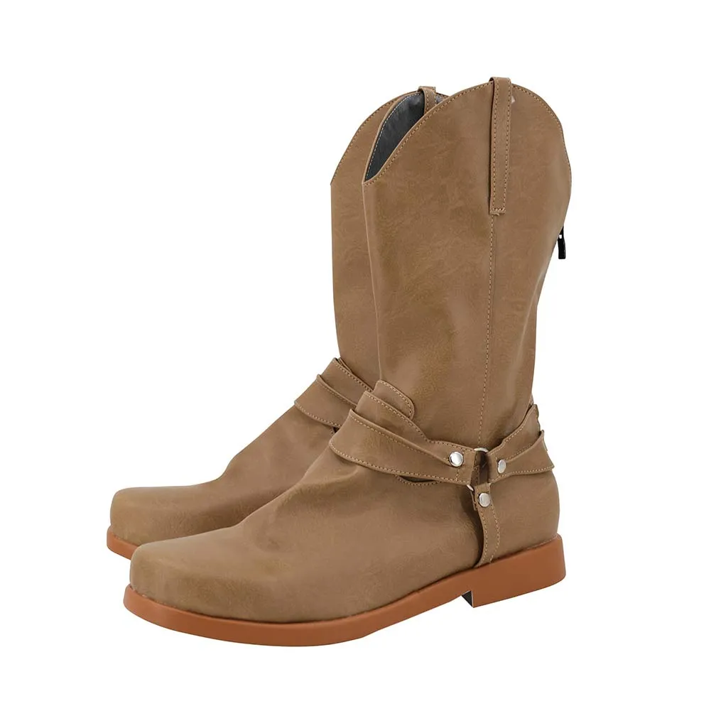 Wonka Obi-Wan Kenobi Cosplay Shoes Boots Halloween Costumes Accessory Custom Made