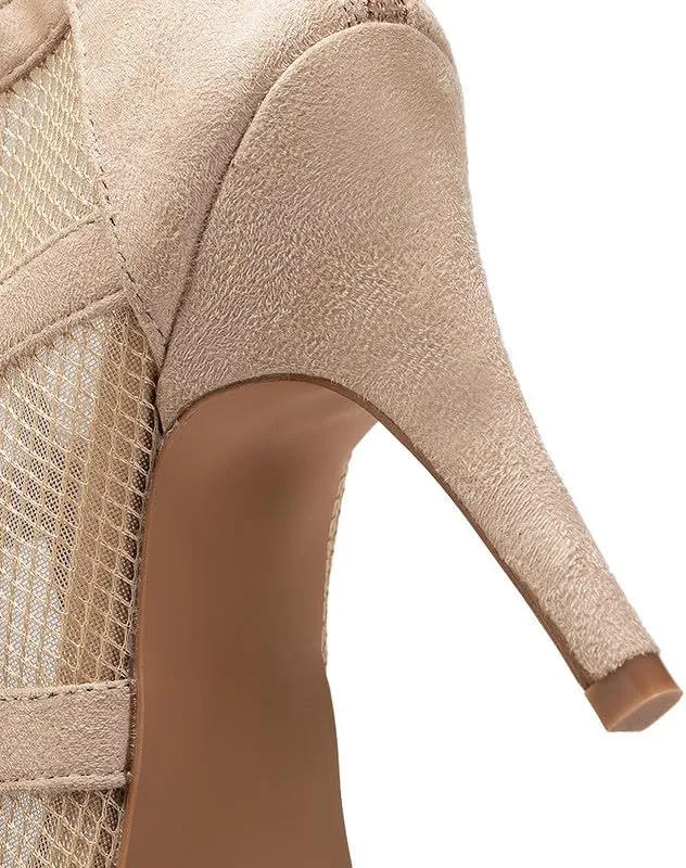 YKXLM Latin Dance Boots Women Ballroom Dance Shoes Salsa Bachata Performance Dancing Shoes